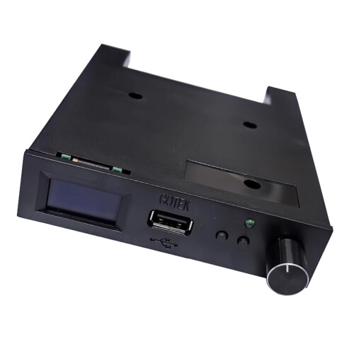 SFR1M44U100LQD Floppy Driver Emulator For 3.5Inch USB Compatibility Solid Disk Black For Machinery Use