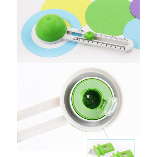 Circle Paper Cutter, 360 Degree Rotary Cutter, Craft Cutting Tool 1