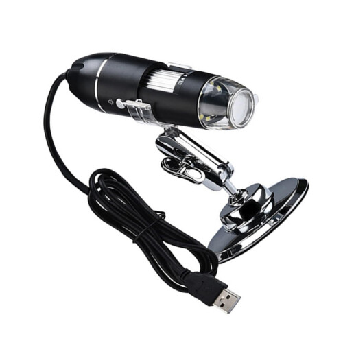 Digital Resolution USB Microscope, Portable Electron Microscope for Nature Enthusiasts with Adjustable Viewing Angle