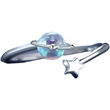 Girls Products Pair S925 Silver Color Planet Astronaut Adjustable Ring Jewelry Gift DZ0038N36 Gifts Women A