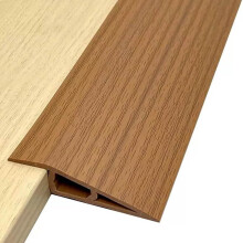 Selfadhesive transition profile, 99.1 cm floor strip, threshold for door openings, brown wood grain
