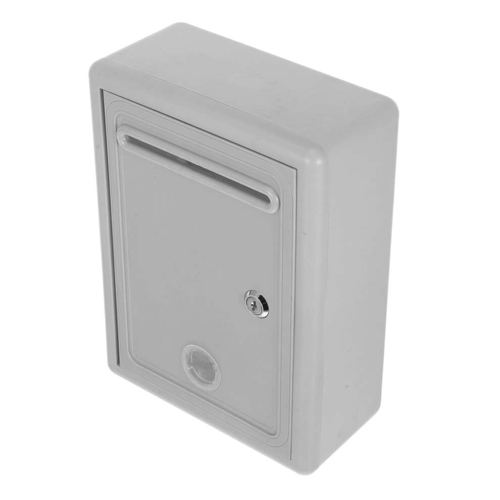 Lockable Letterbox Slot Wall Mounted Donation Box Made Of Metal For Letters Outdoor Suggestion Box 9412369077769