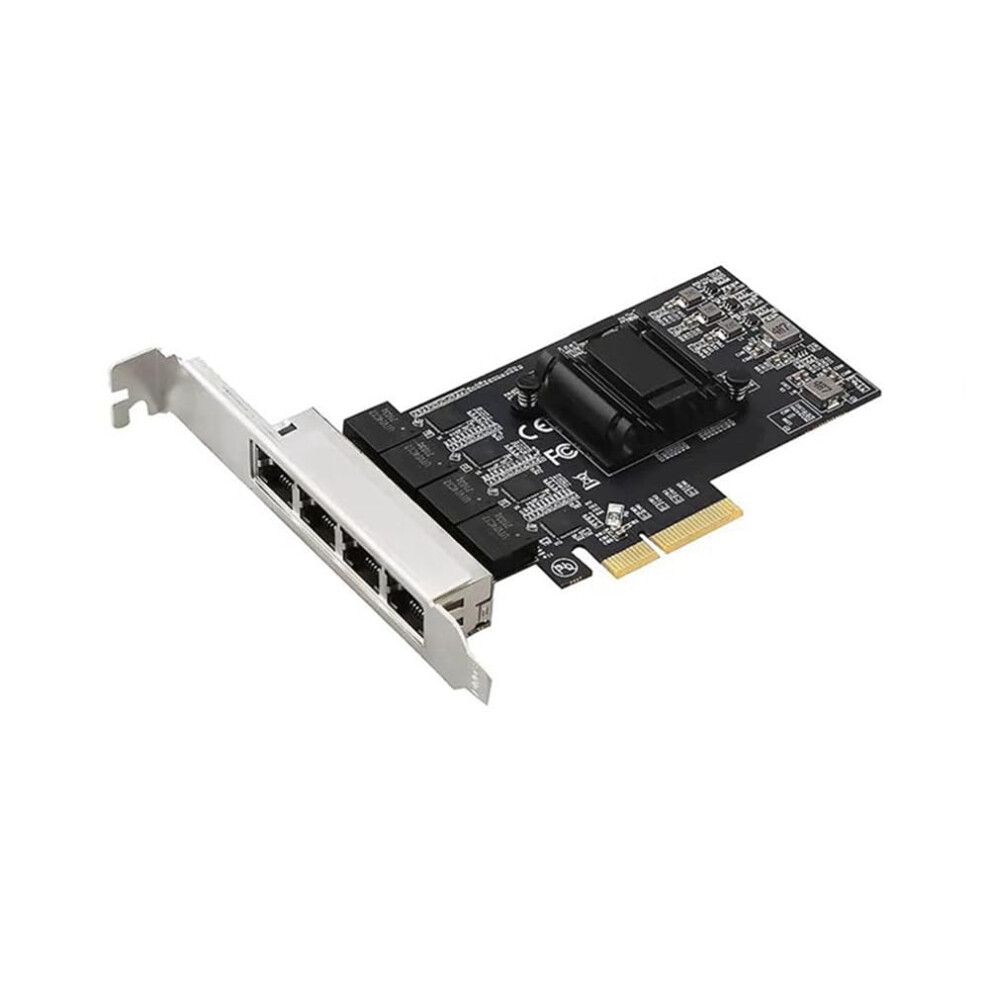4 Ports Gigabit Network Card Pcie 2.5G Rj45 Lan 10/100/1000/2500Mbps Realtek Rtl8125b Chip 9412369114594