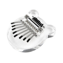 8 Key Kalimba Thumb Piano with Engraved Scale, Handcrafted for Beginners, Richer Natural Sound