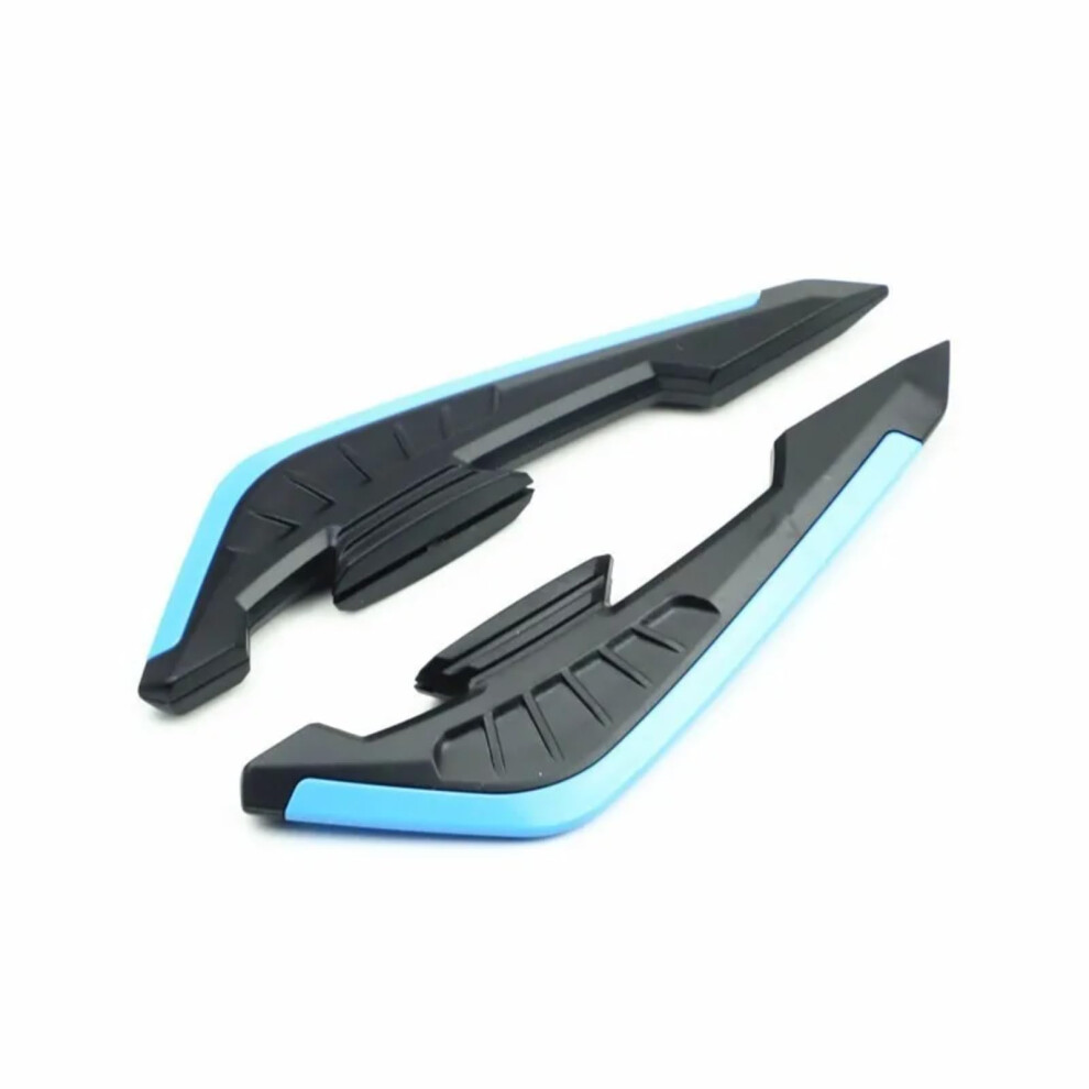 Motorcycle Winglet 2Pcs Aerodynamic Spoiler For Wing Deflectors, Compatible With Motorbike Scooter Ebikes, Light/Blue 9412369115003