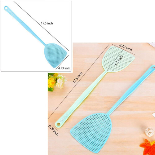 Insect Eliminator, Eco-Friendly Flexible Pest Control Tool, With Durable Long Handle For Efficient Swatting, Suitable For Multiple Locations (Brightly 2