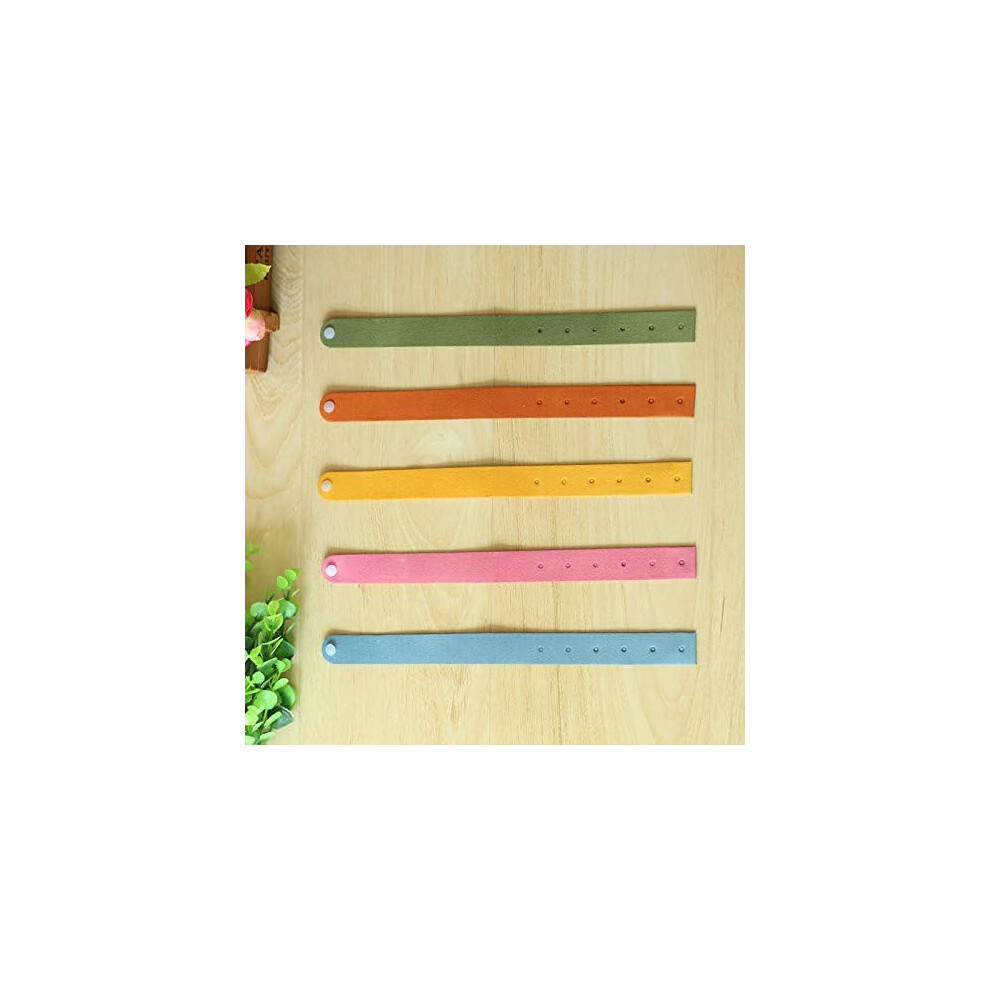 Natural Insect Shield, Mosquito Repellent Bracelets with Citronella, Adjustable for Kids & Adults, DEET-Free Bug Protection, 10PCS