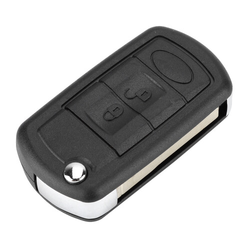 Capa de chave remota programável compatível com chip transponder, resistente e com design flip, para Range Rover Sport e outros modelos. 1