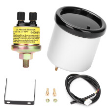Oil Pressure Meter for Cars with Negative Ground Systems Clear and Bright LED Display Easy Installation for Vehicle Enthusiasts