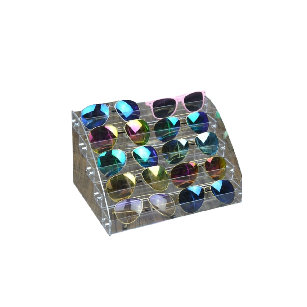 Multi-functional Storage Case for Eyewear, Quality Acrylic Material Eyewear Storage Tray Box