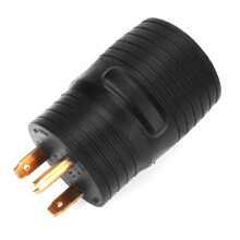Flame Retardant Power Adapter For RV Heavy Duty Converter Heat Resistant PVC High Conductivity Pressure Proof Non Slip Grip Durable Construction