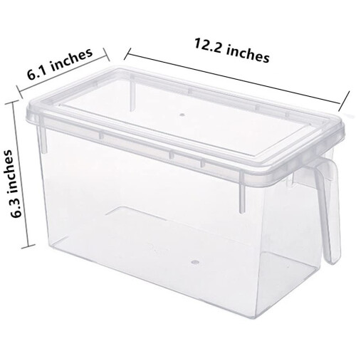 Versatile Storage Solutions, Refrigerator Organizer with Removable Bins for Convenient Access, Durable and High Quality for Long Lasting Use (Pack of 1