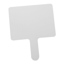 Double Sided Board with Handle White Wipe Clean Scoop Board for Teaching Props Ideal for Students and in the Classroom
