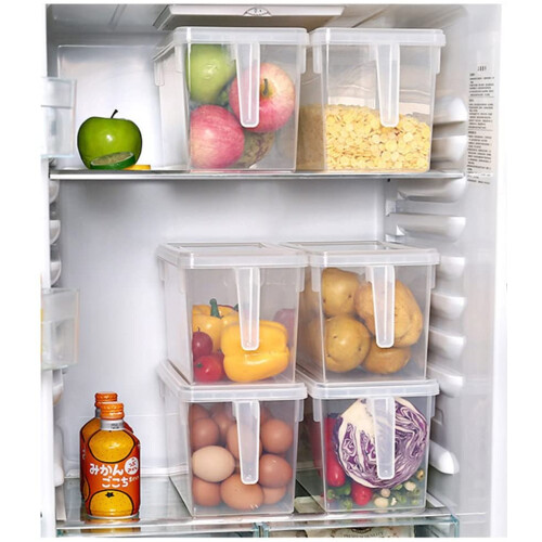Versatile Storage Solutions, Refrigerator Organizer with Removable Bins for Convenient Access, Durable and High Quality for Long Lasting Use (Pack of 2