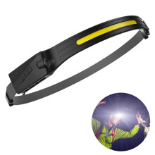 Waterproof Head Lamps, Adjustable Headband For Customized Fit, Multipurpose Use In Any Weather, Long Lasting Battery With Usb-C Cable For Convenient