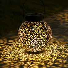 Presentes exclusivos para mulheres que gostam de jardinagem: luminárias solares suspensas com design elegante, à prova d'água, para mesa ou mesa,