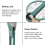 Foldable Portable Design Ensures Space-Saving Storage, Durable Abs Plastic for Long-Term Reliability, Electric Fly Swatter with Rechargeable Handheld 7
