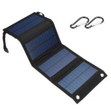Monocrystalline Silicon Solar Panel, Mobile Solar Charger With Higher Conversion Efficiency, Portable And Light Weight For Outdoor Adventures