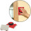 Paint Trimmer Edger with Two Replaceable Pads, Adjustable Painting Wall Edges Pad, Comfortable Grip RSL41 5