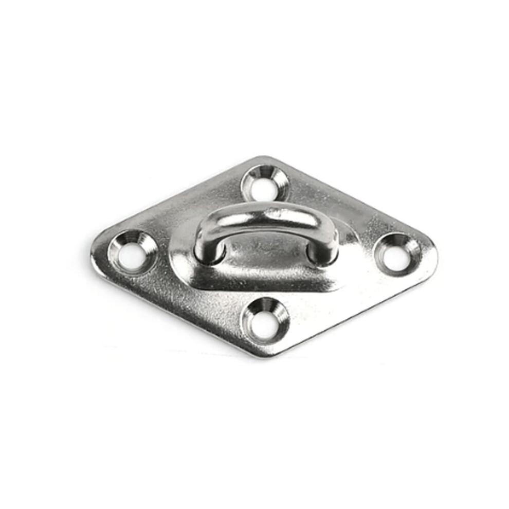 Pad Eye Plate Stainless Steel 304 M5 M6 M8 Rhombus Type 6 Pcs Ushaped Heavy Duty Ceiling Mount Hanger Ring Hook 9412369115409