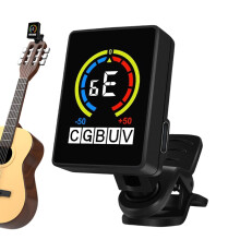 Guitar, electric guitar tuner, precise electronic bass, portable metronomes, music tuning accessories for travel, lessons, recording, practice.