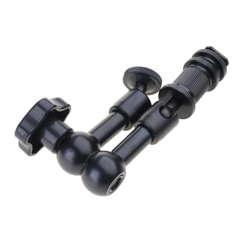 Adjustable 7Inch / 11Inch Flexible Arm For Cameras And Lighting With 360Degree Swivel Heads For Cameras. 9365049850766