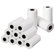 Children's Camera Printing Paper, 12 Rolls 57 x 30 mm with Photo Print Paper Rolls, Printing Camera Refill Paper Ref: 1113