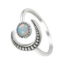 Moon Sun Ring Opening Hand Decoration Adjustable Fashion Jewellery Copper