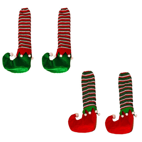 Weihnachten gestreifte Möbelunterlage, waschbar,-Grün 2 1