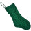 Gestrickter Weihnachtsstrumpf, elegante Handwerkskunst,-Grün 1