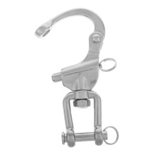 Rotatable spring bow swivel carabiner hooks stainless steel rust