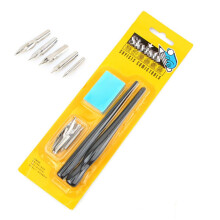 1 Set Painting Pens Cartoon Pen Holder Set for Artists and Cartoon Dip Pen Set with Black Handle