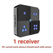 Driveway Alarm - 800m Long Range, Wireless, Weather Resistant Motion Sensor Detector (1 Receiver, US Plug)