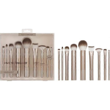 Set di 9 pennelli trucco premium Au Naturale per fondotinta, cipria e correttore