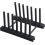 Gray Compact Plastic Dish Rack with Innovative Organizing Design 5