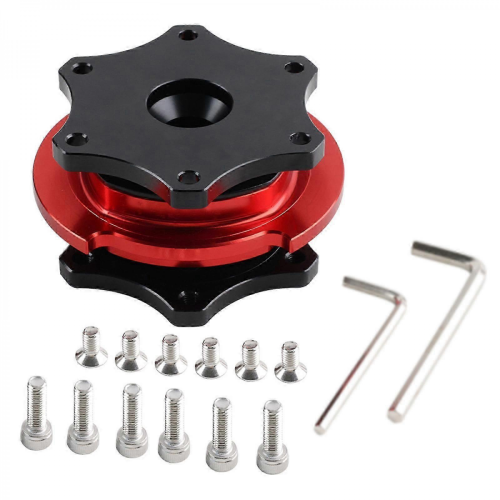 Multicolor Racing Quick Release Steering Wheel Adapter Kit for Easy Modification & Fast Detachment 2