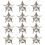 1 Star Silver 12pcs Star Shape Badges Lapel Pins Party Decorations-Yvan 1