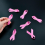 Broches ruban rose cancer du sein, lot de 200 4