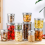 650 ml Glasbehälter mit luftdichtem Schraubverschluss, transparent, multifunktional 3