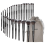 Black GunMAANGE 30pcs Professional Makeup Brush Set with Bag 1