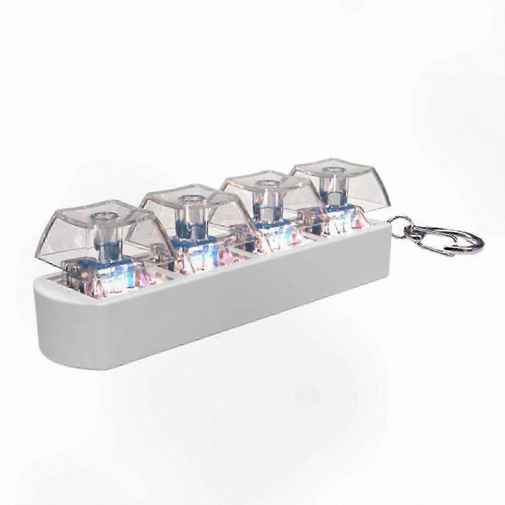 Multicolor Led Keycap Tester With 4 Keys For Mechanical Keyboard Stress Relief 7057162622291