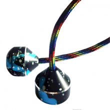Aluminium Begleri Perlen Schwarz Blau - Anti-Stress Spielzeug für Kinder und Erwachsene
