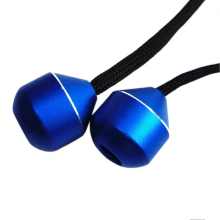 Blaue Aluminium-Begleri-Perlen – Anti-Stress-Fingerspielzeug für Kinder & Erwachsene