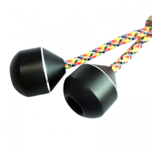 Schwarze Aluminium-Begleri-Perlen - Anti-Stress-Fingerspielzeug für Kinder & Erwachsene