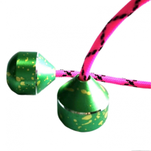 Grüne Aluminium-Begleri-Perlen zur Angstlinderung für Kinder & Erwachsene