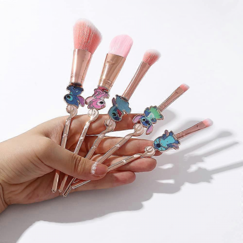 Creative Stitch Makeup Brushes Set - 5Pcs Premium Cosmetic Brushes 1