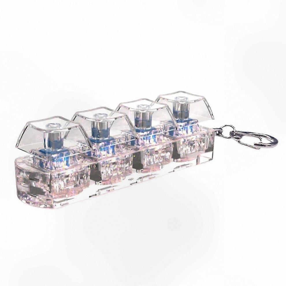 Multicolor Led Keycap Tester, 4 Keys For Mechanical Keyboard Stress Relief 7057162622284