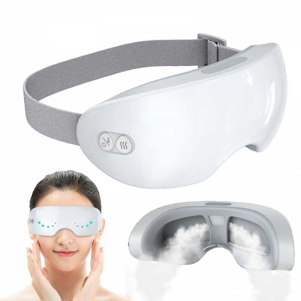 Dark Whitesteam Therapy Mask: 2-Level Adjustable Eye Steamer For Dry Eyes, Smart Hot & Cold Steam Mask For Circles & Puffiness