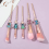 Creative Stitch Makeup Brushes Set - 5Pcs Premium Cosmetic Brushes 4