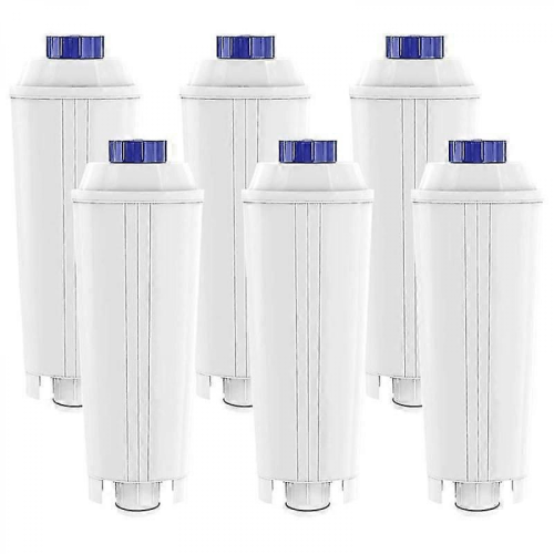 6-Pack Coffee Machine Filter for Delonghi DLSC002, ECAM, ESAM, ETAM, BCO, EC with Activate